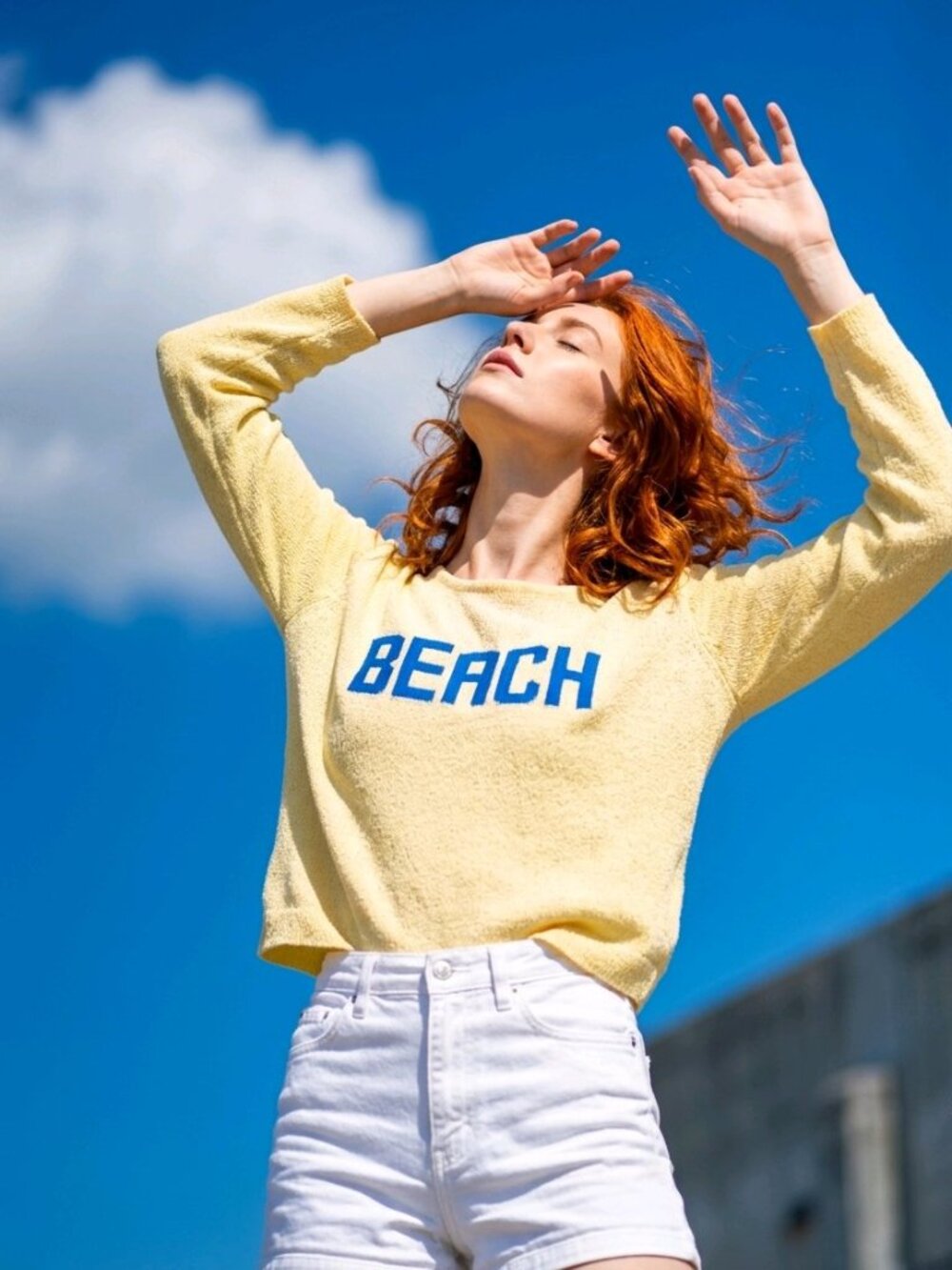Chic 'BEACH' Sweater